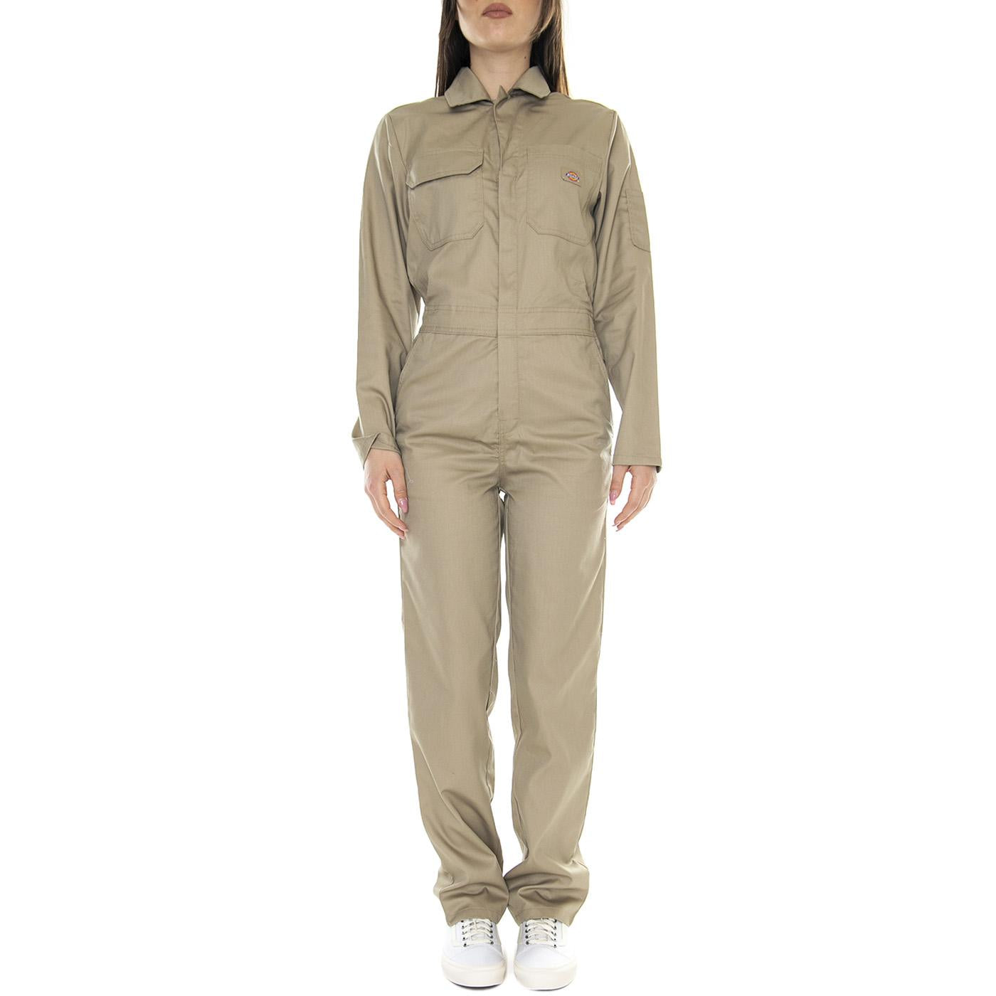 W' Haughton LS Desert Sand - Tuta Donna Beige DK0A4XHGDS01  DICKIES 
