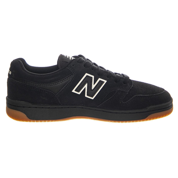 Numeric Skateboarding Black Leather / Textile - Scarpe Profilo Basso Uomo Nere NM480SBW  NEW BALANCE 