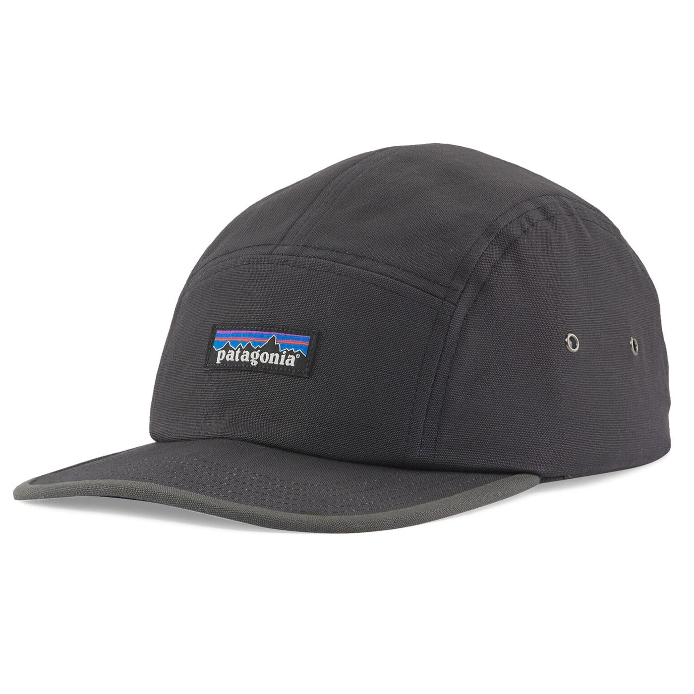 Maclure Hat P-6 Label: Ink Black - Cappellino con Visiera Nero 22321-PLIN  PATAGONIA 