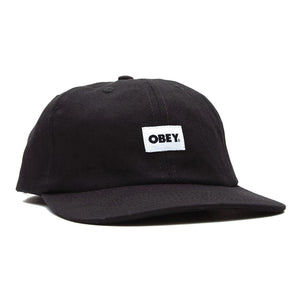 Bold Organic 6 Panel Strapback - Cappellino con Visiera Nero 100580256 BLK OBEY 