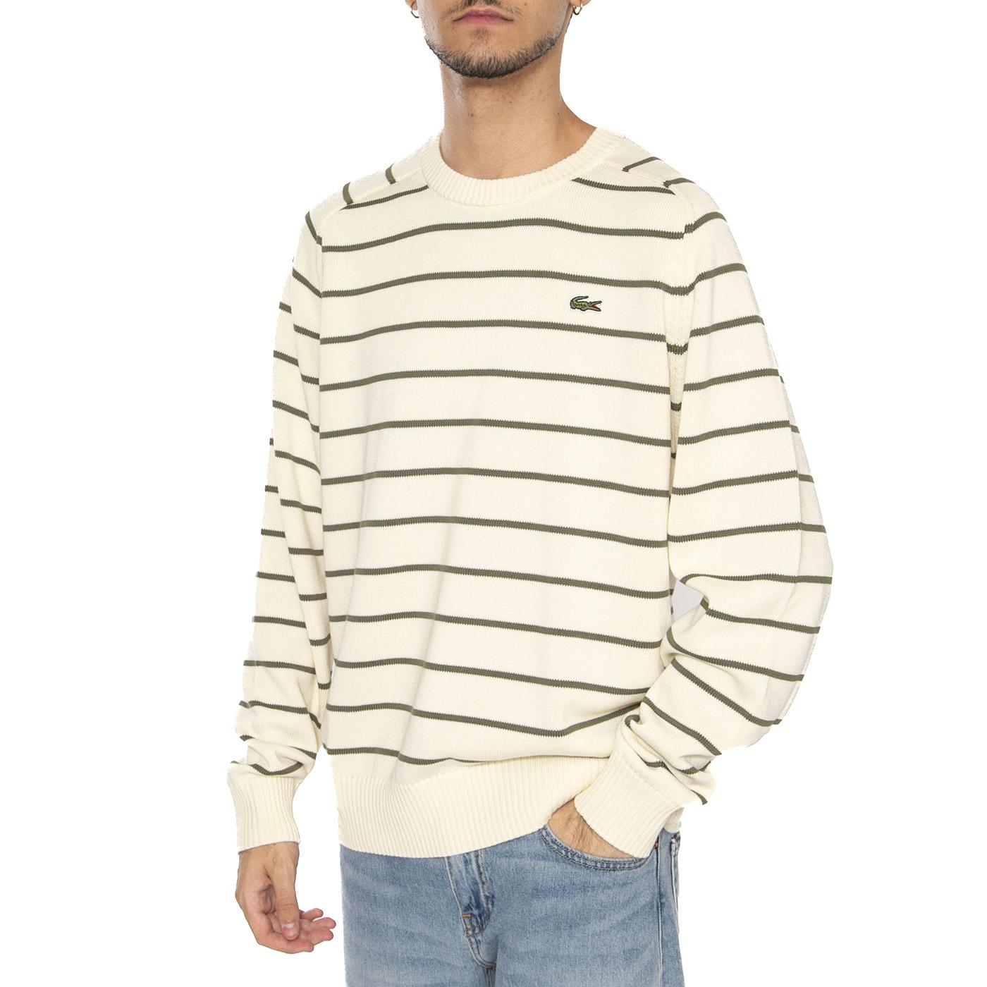 Pullover AI1 Beige - Maglione Girocollo Uomo Multicolore AH7607-AI1  LACOSTE 