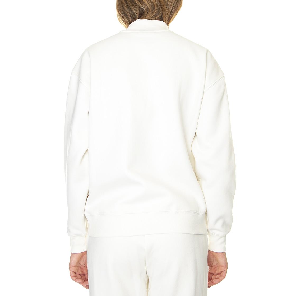 Oakport High Neck Sweat Ecru - Felpa Mezzo Collo Donna Bianca DK0A4XD5ECR1  DICKIES 