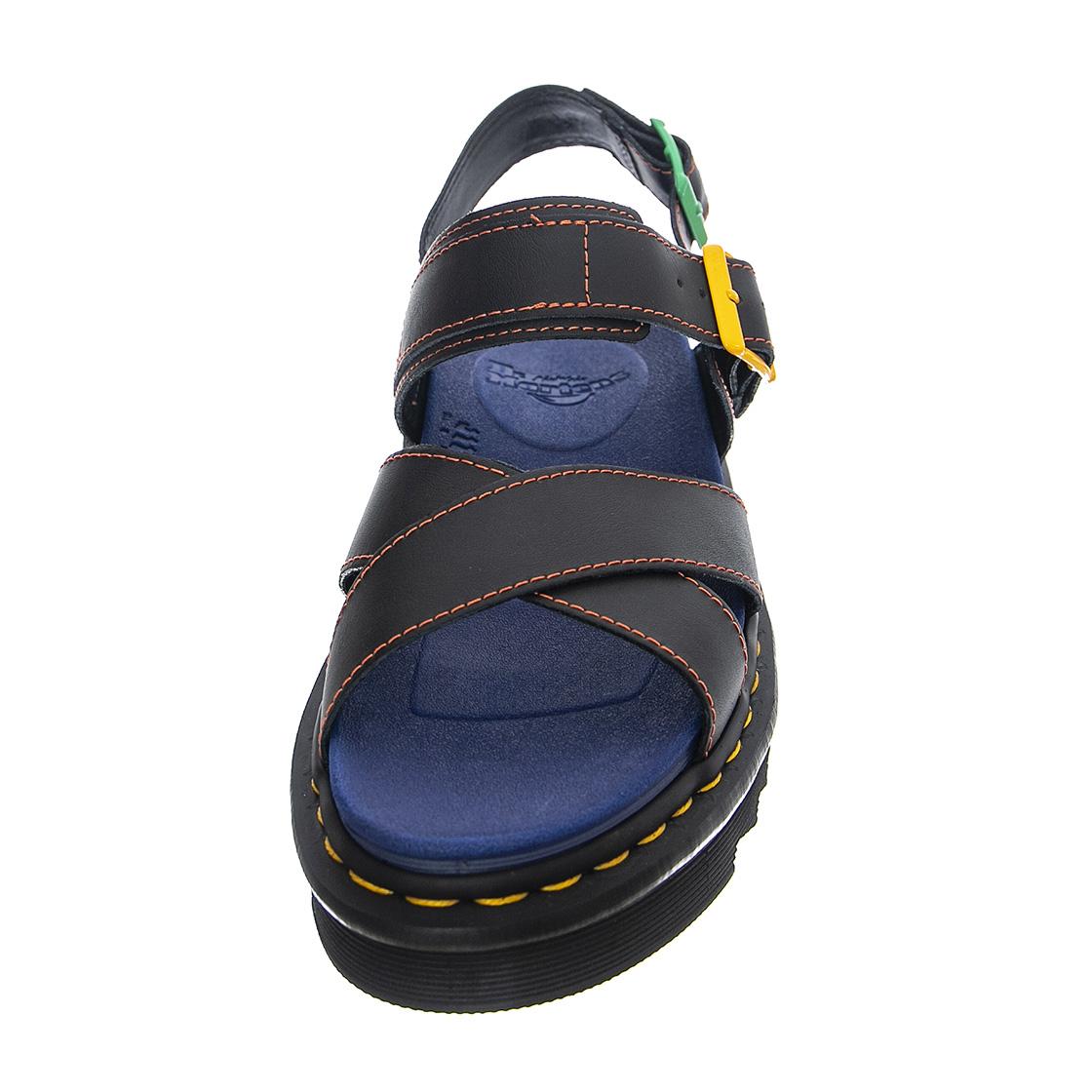 Voss II Black Hydro Leather - Sandali Donna Neri UK 3 DRM27346001  DR.MARTENS 