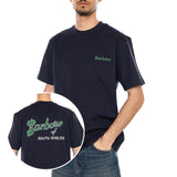 OS FIT ARCHIVE LOGO T-SHIRT NAVY - Camiseta Cuello Redondo Hombre Azul Hombre BARBOUR