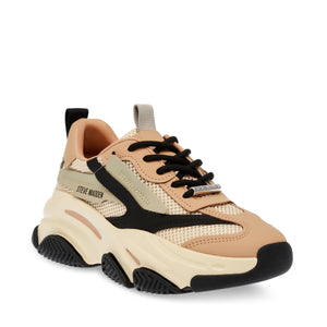Possession-E Khaki / Black - Scarpe Stringate Profilo Basso Donna Multicolore SMPPOSSESSION-E-338  STEVE MADDEN 