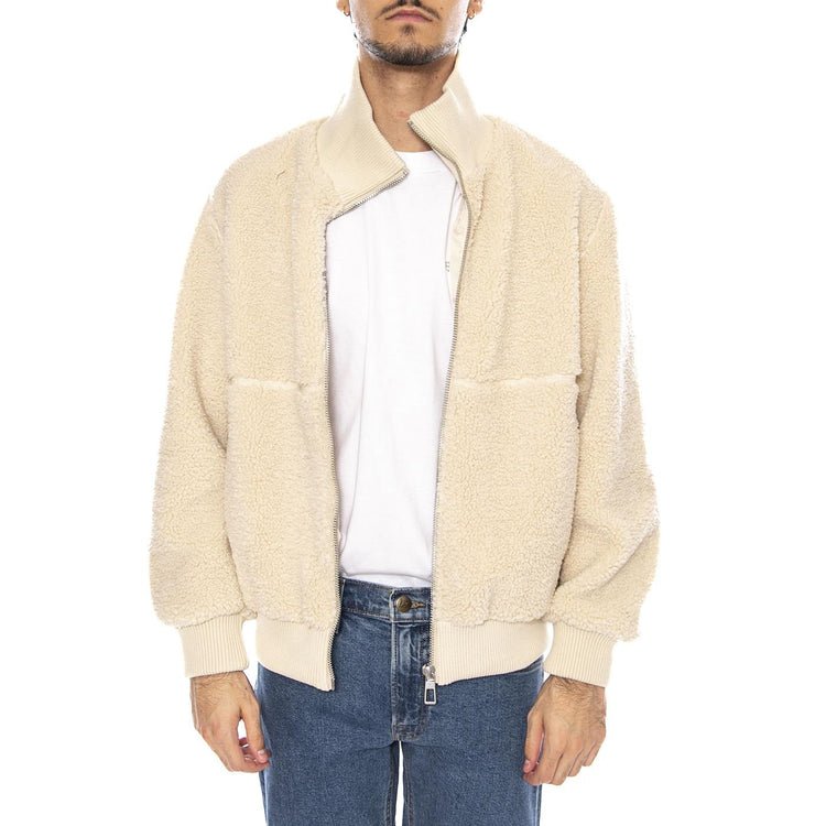 Ray Sherpa Jacket OTW Silver Lining - Giacca Uomo Ecru 22034703-4797917  ONLY & SONS 