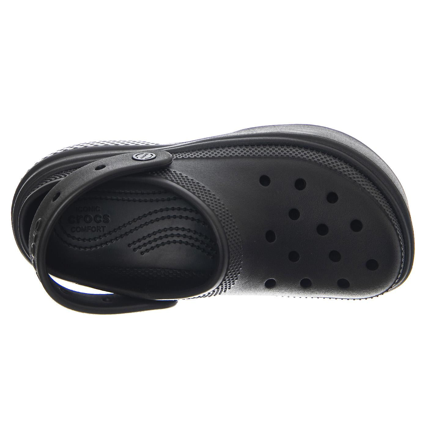 Stomp Clog Black - Sandali Donna Neri CR.209347-BLK  CROCS 