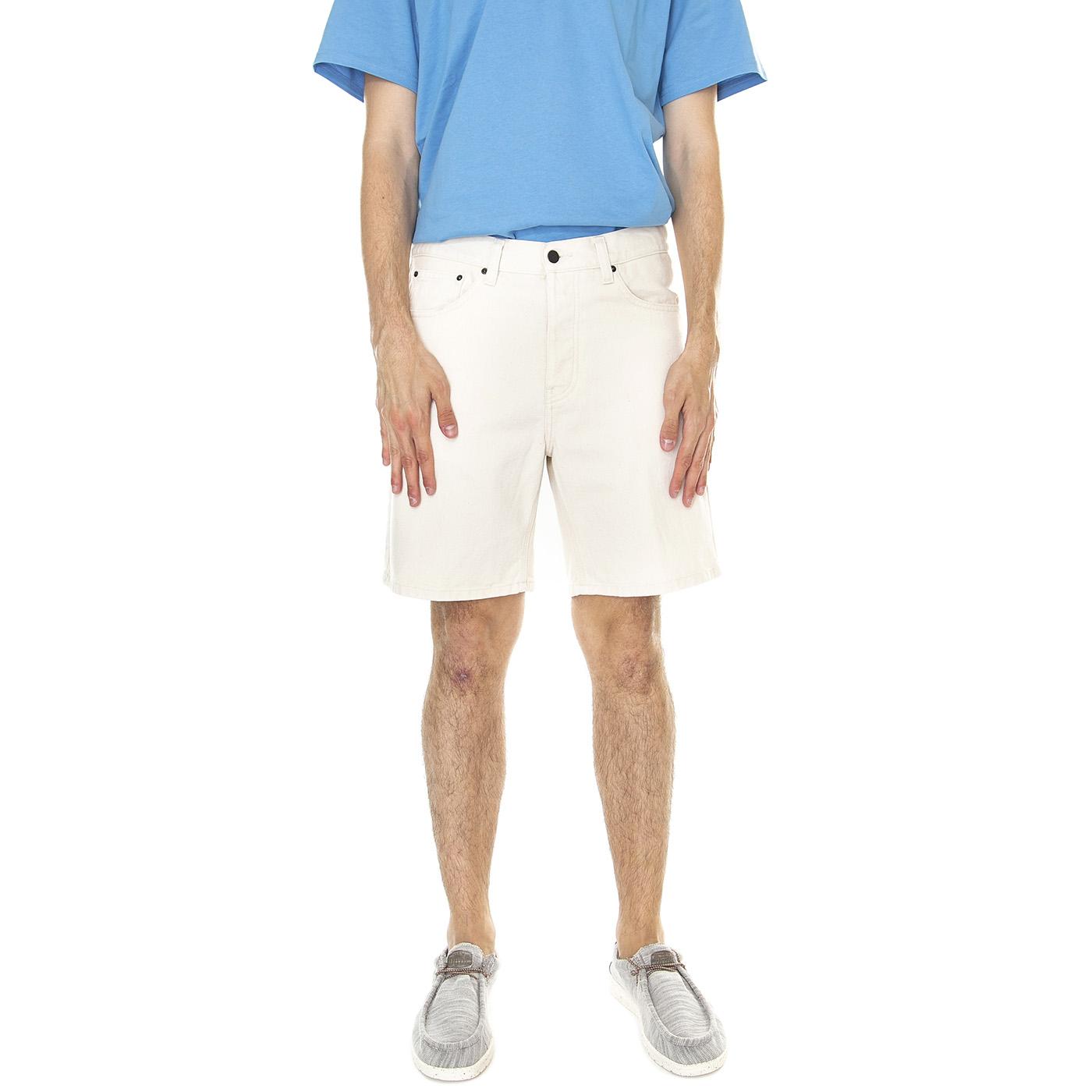 M' Newel Short Natural Stone Washed - Bermuda Uomo Bianchi I029149-0506  CARHARTT WIP 