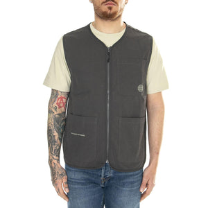 Bomber Ripstop Vest - Giacca Smanicata Uomo Grigia FNKSS24-50412  FUNKY 