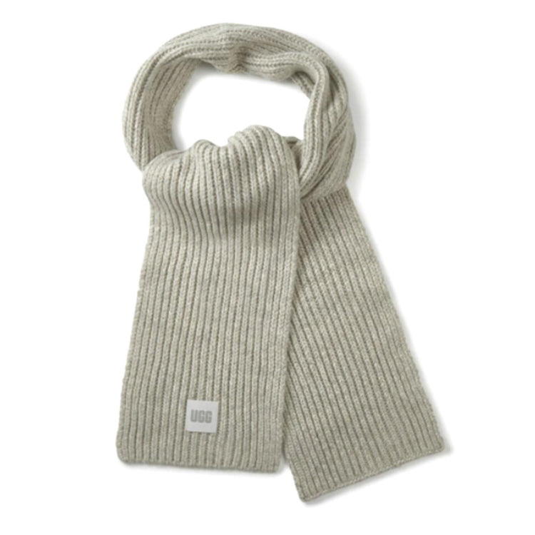 Chunky Rib Knit Scarf - Light Grey - Sciarpa Grigia UGA20166-LTG  UGG 