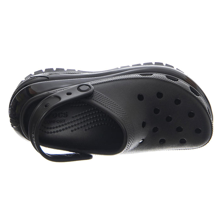 Classic Mega Crush Clog W Black - Sandali Donna / Uomo Neri CR.207988-BLK  CROCS 