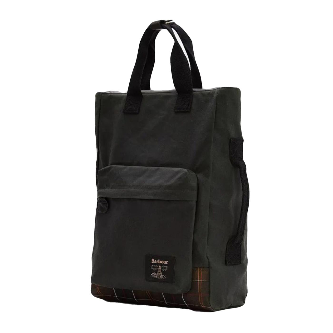 Field Wax Backpack Sage - Zaino Verde UBA0714 SG91 BARBOUR 