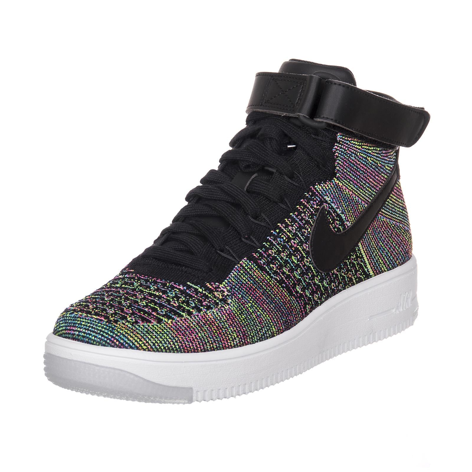 NIKE AF1 ULTRA FLYKNIT MID PINK BLAST BLACK WHITE 86096_4  NIKE 