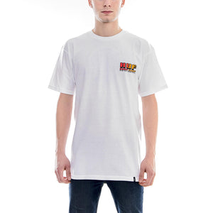 BODY SHOP S/S TEE WHITE TS00510-WHITE  HUF 