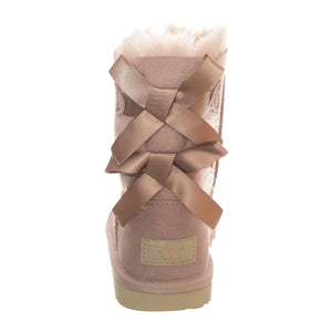 Bailey Bow II Rose Grey - Stivaletti Bambino Rosa UGKBLBOWRSGY1017394K  UGG 