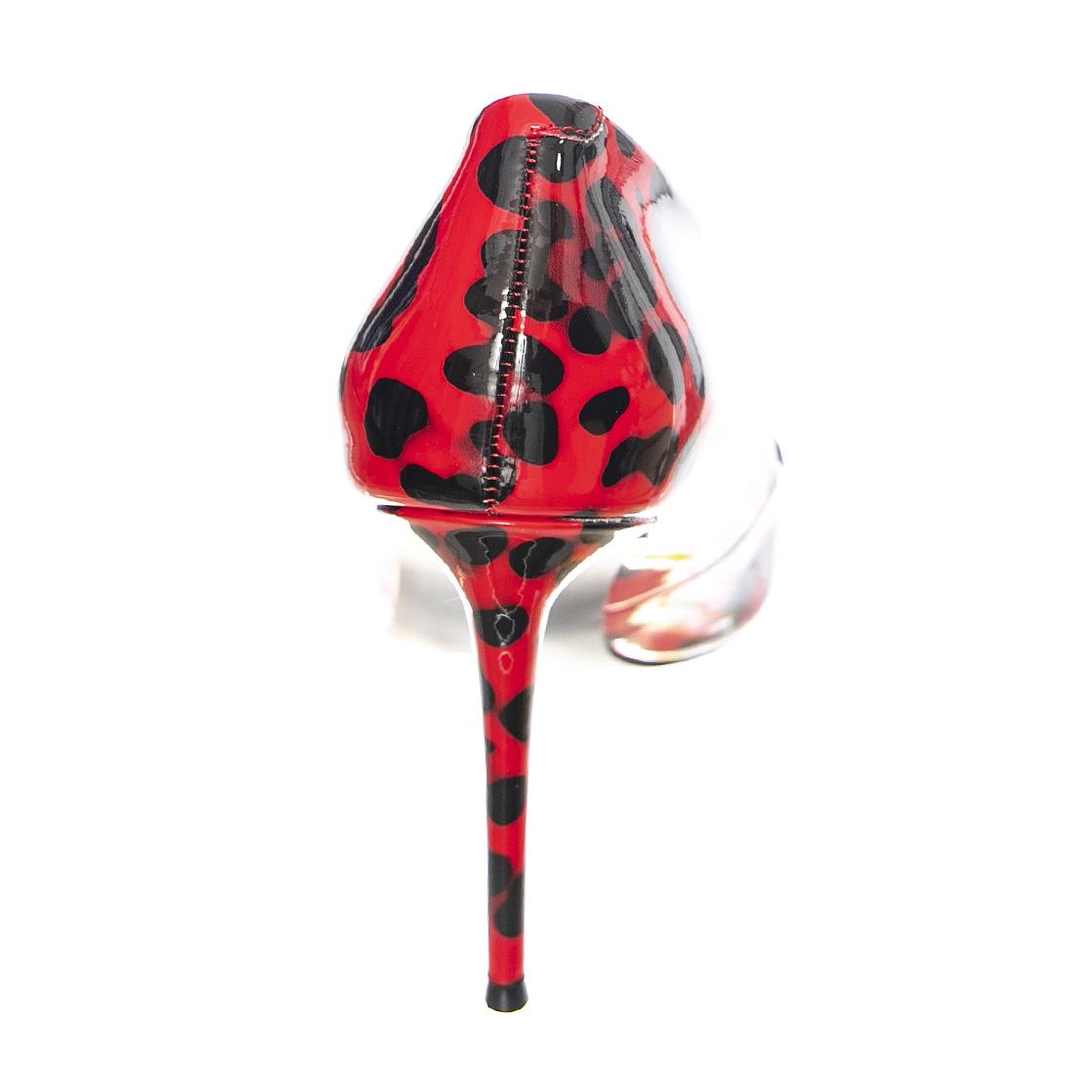 Womens Vala Leopard / Red Pumps SMSVALA-LEORED  STEVE MADDEN 