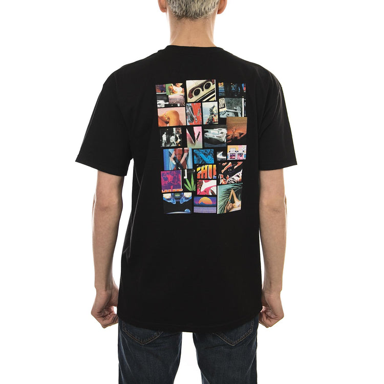 VIBES TEE BLACK TS00314-BLACK  HUF 