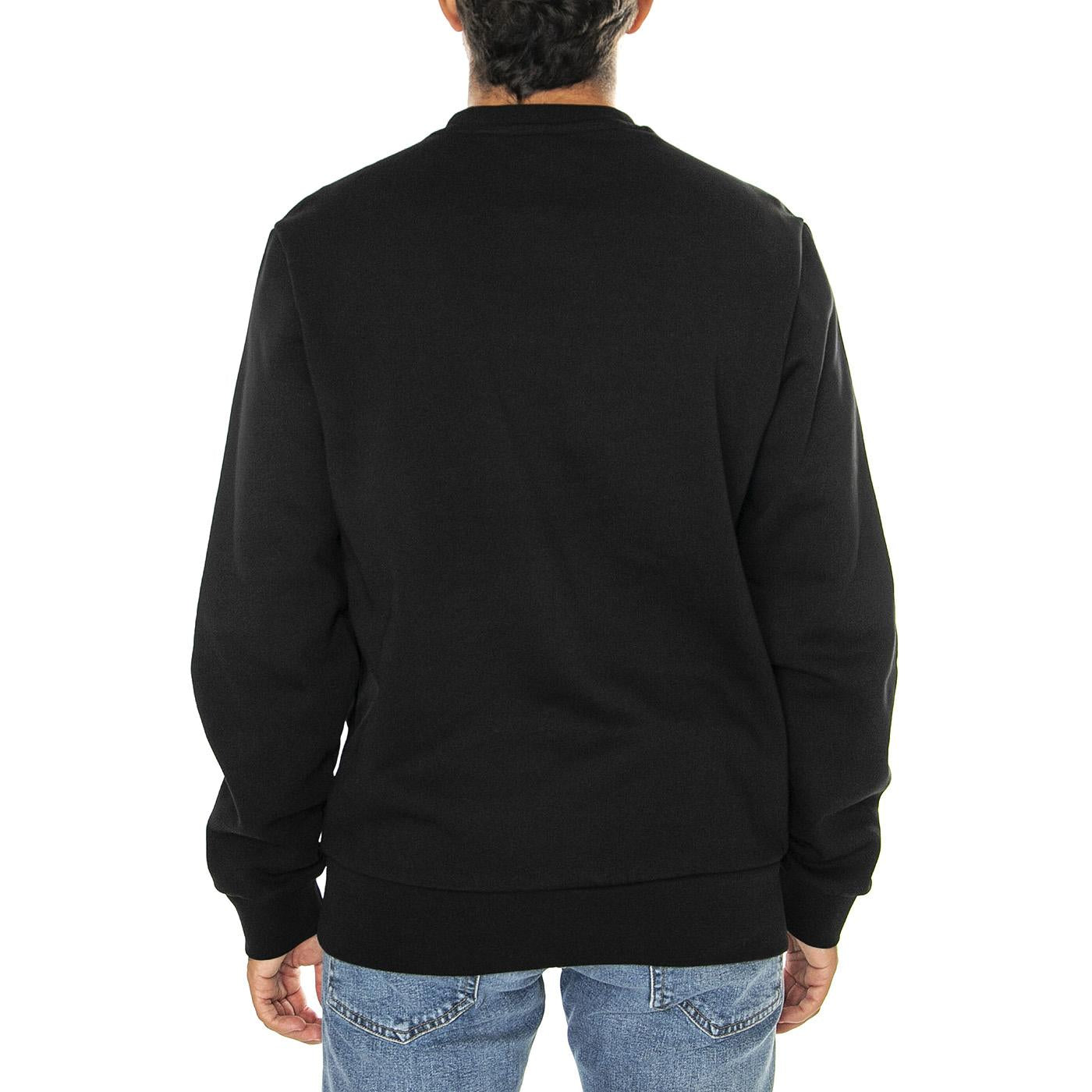 Sweatshirt SH9608-031 - Felpa Girocollo Uomo Nera SH9608-031  LACOSTE 