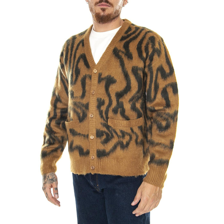 M' Pally Cardigan Catechu Wood - Cardigan Uomo Multicolore 151010034-CTU  OBEY 