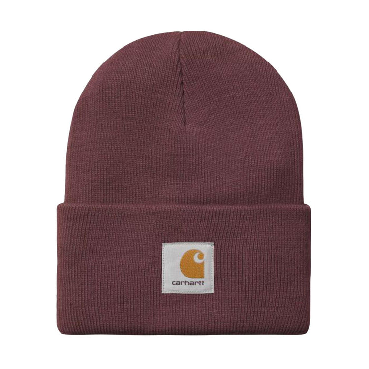 Acrylic Watch Hat Rondo - Berretto in maglia bordeaux I020222.33KXX . CARHARTT WIP 