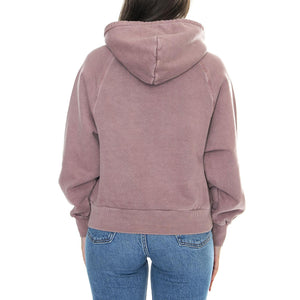 W' Hooded Taos Sweat Daphne /garment dyed - Felpa con Cappuccio Donna Rosa I032920.1XFGD  CARHARTT WIP 