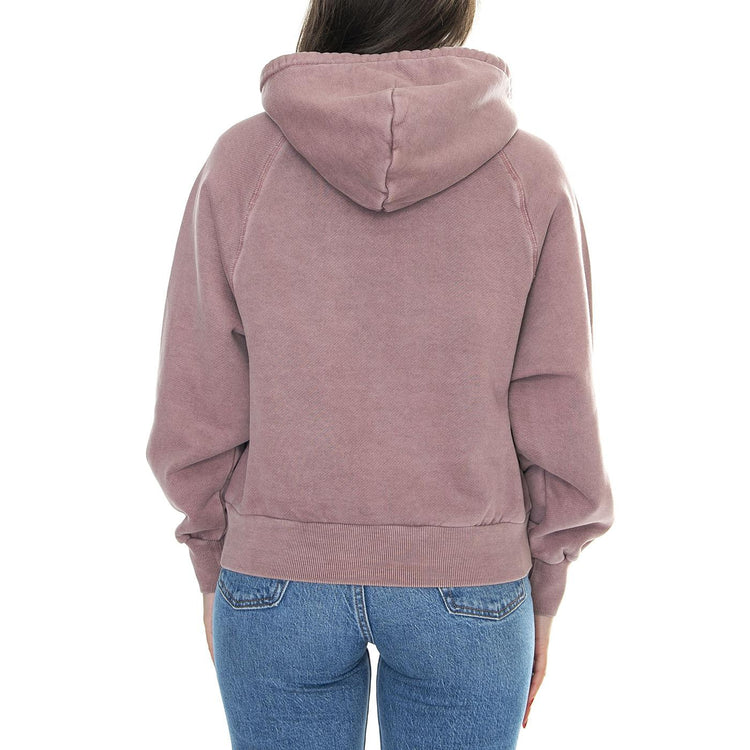 W' Hooded Taos Sweat Daphne /garment dyed - Felpa con Cappuccio Donna Rosa I032920.1XFGD  CARHARTT WIP 