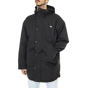 Glacier View Parka Military Black - Giacca Invernale con Cappuccio Uomo Nera DK0A4XZ2BLK1  DICKIES 