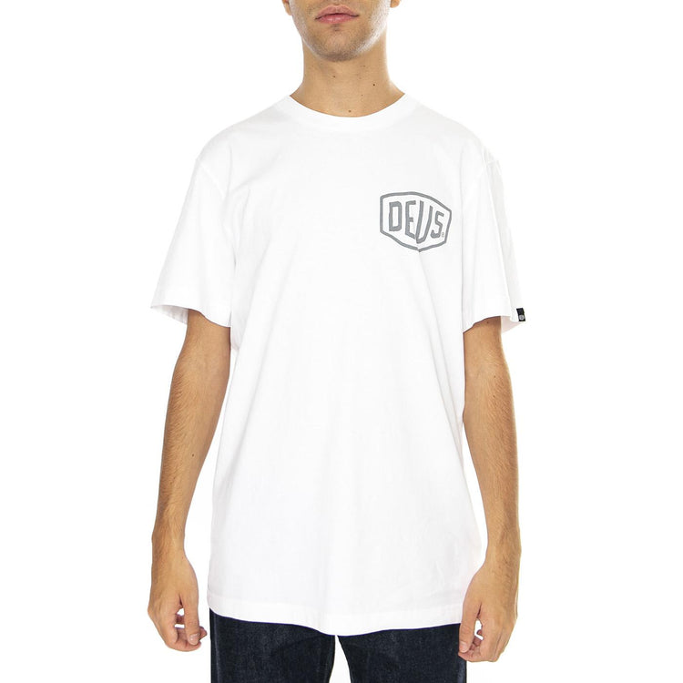 Tokyo Address White - Maglietta Girocollo Uomo Bianca T_DMW41808R-WHT  DEUS EX MACHINA 
