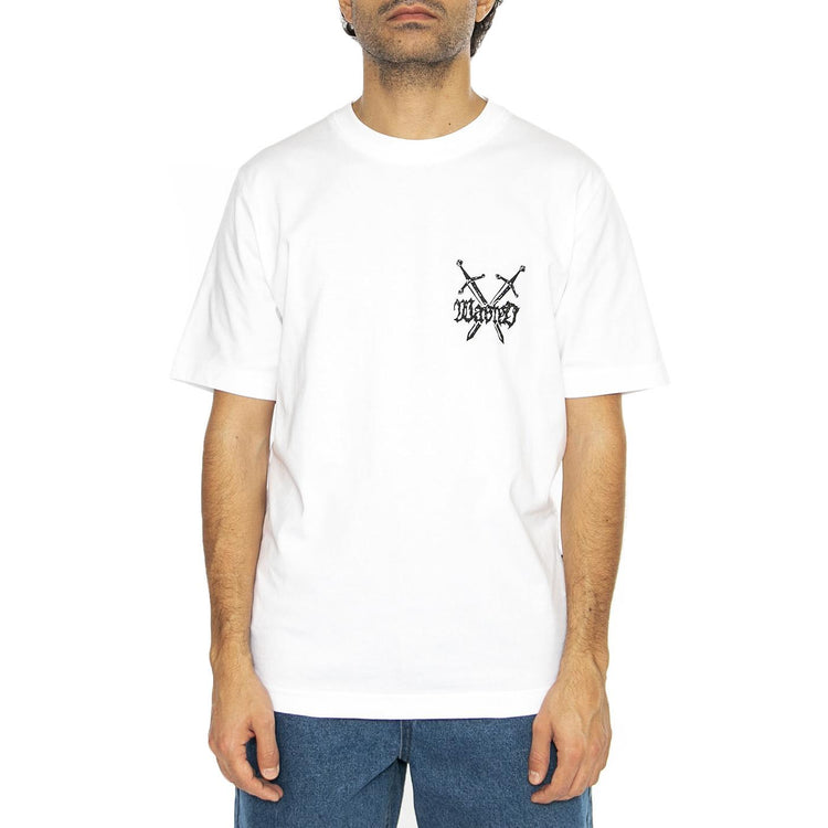 Atrax T-Shirt White - Maglietta Girocollo Uomo Bianca E20WASANTWHT  WASTED PARIS 