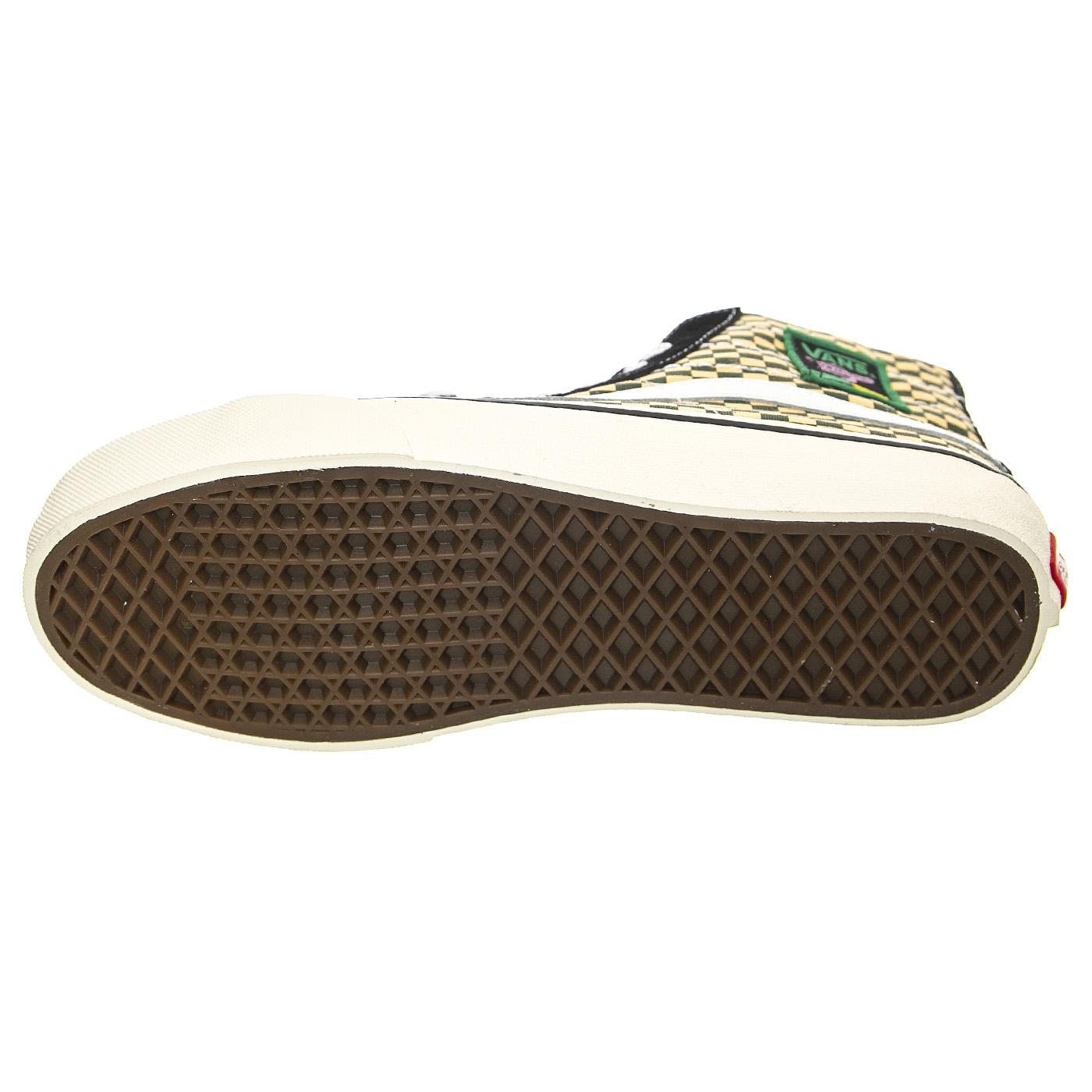 UA SK8-Hi 138 Decon VR3 SF Mami Wata Cream - Scarpe Stringate Profilo Alto Uomo Nere / Multicolore VN0A4BX7CRM1  VANS 