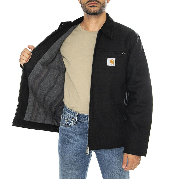 Detroit Jacket Black / Black /rigid - Giacca Uomo Nera I015264.00E01  CARHARTT WIP 