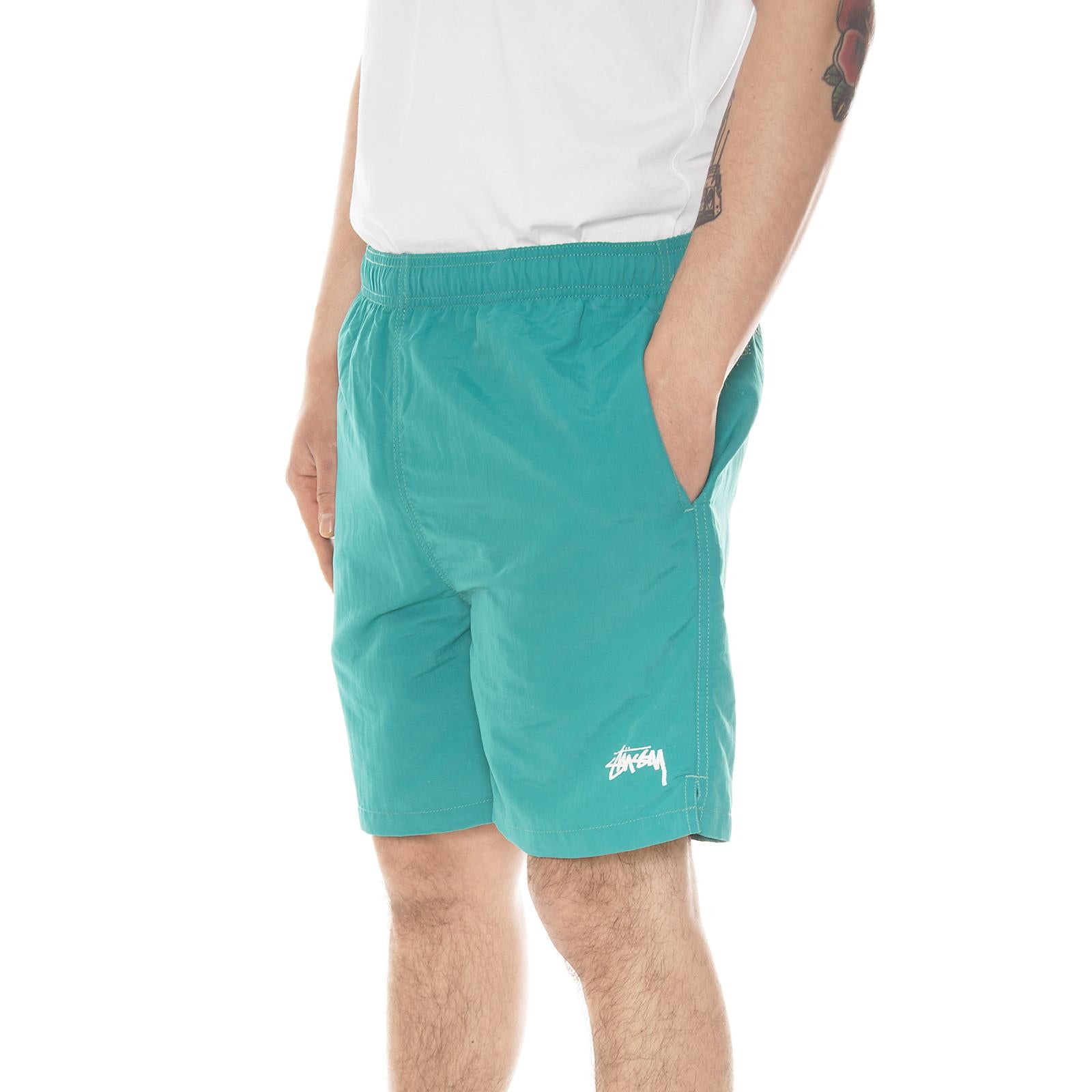STOCK ELASTIC WAIST SHORT II GREEN 113093-GREEN  STUSSY 