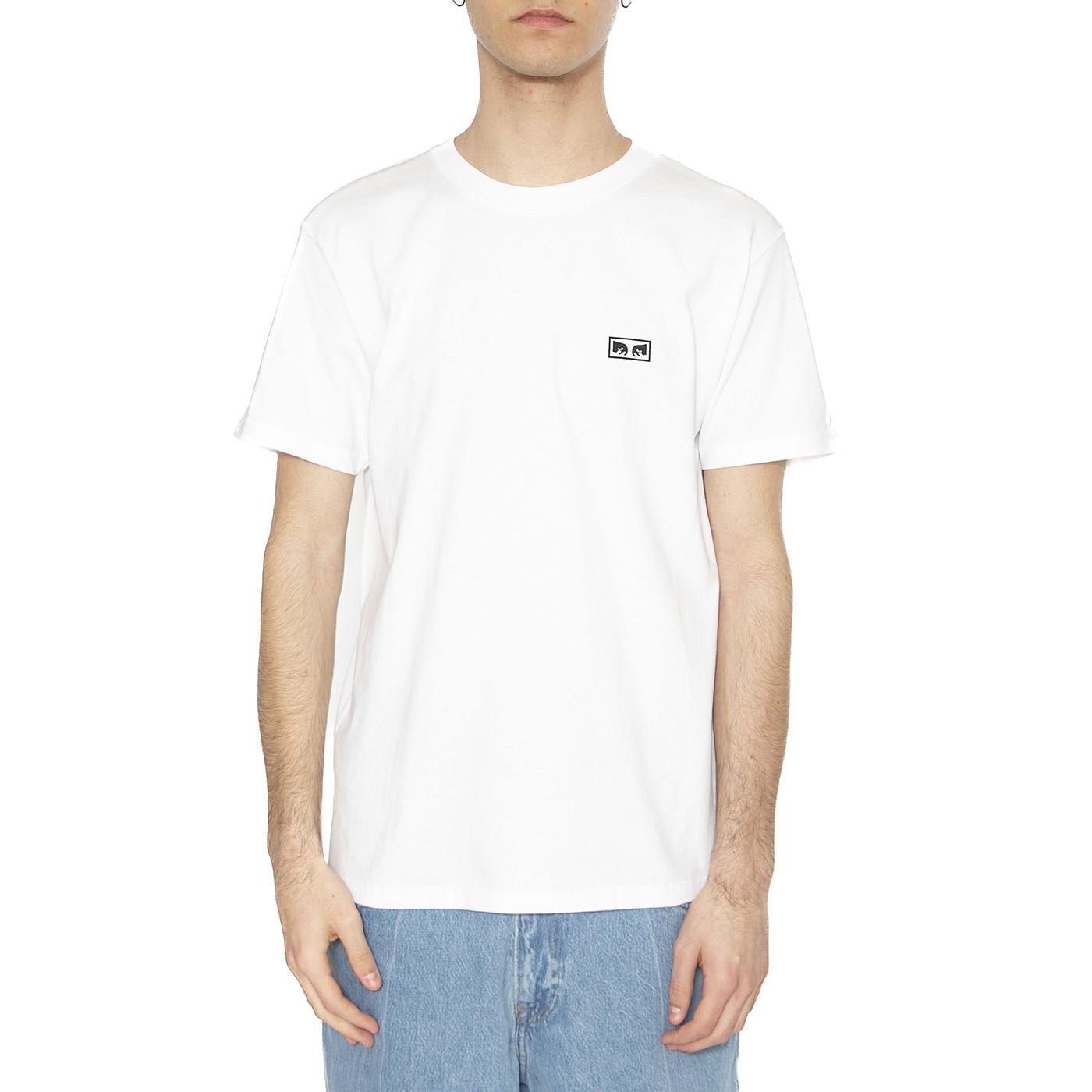 Obey Eyes 3 Tee White - Maglietta Girocollo Uomo Bianca 165261826-WHT  OBEY 