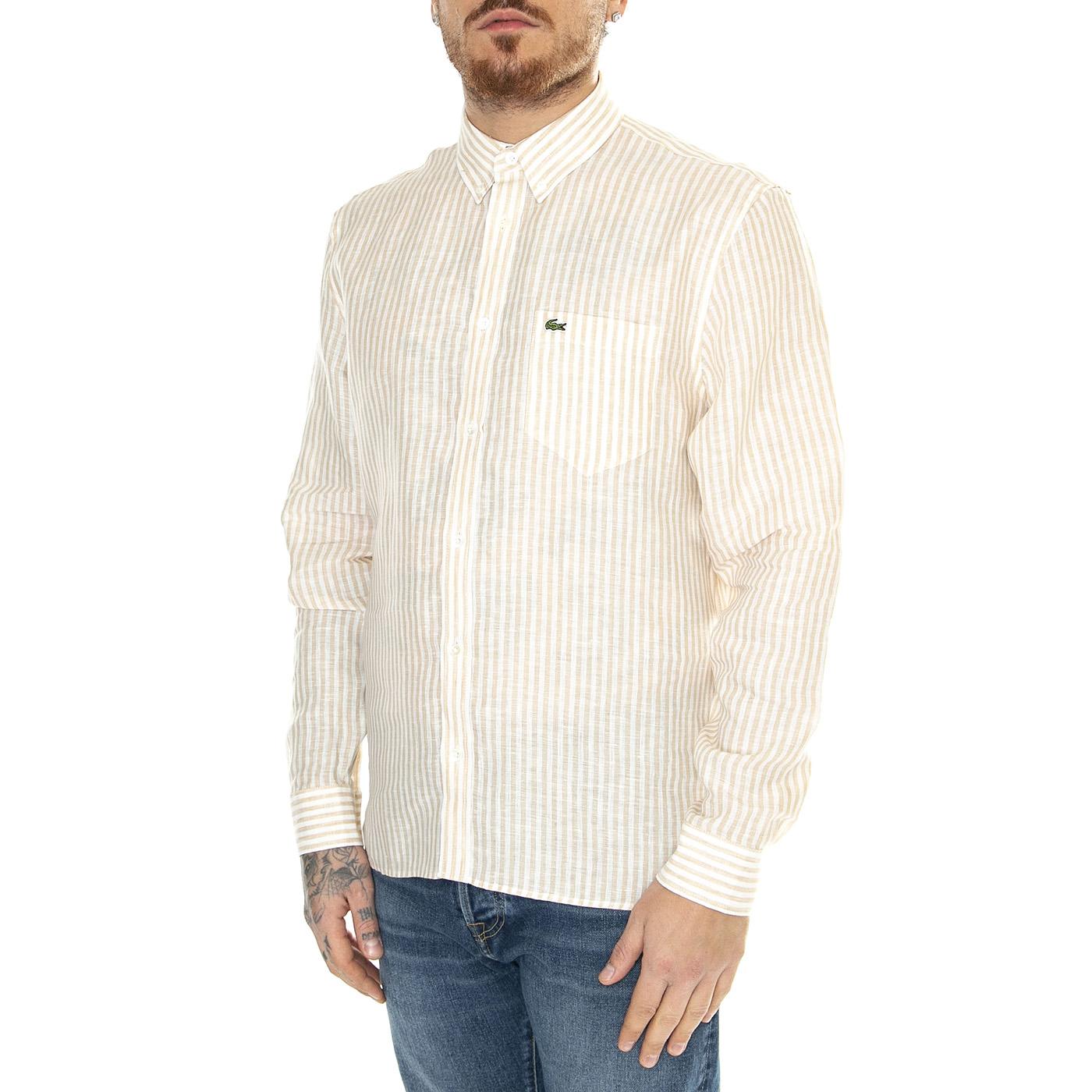 Camicia M/L IR7 Shirt - Camicia Uomo Multicolore CH6985-IR7  LACOSTE 