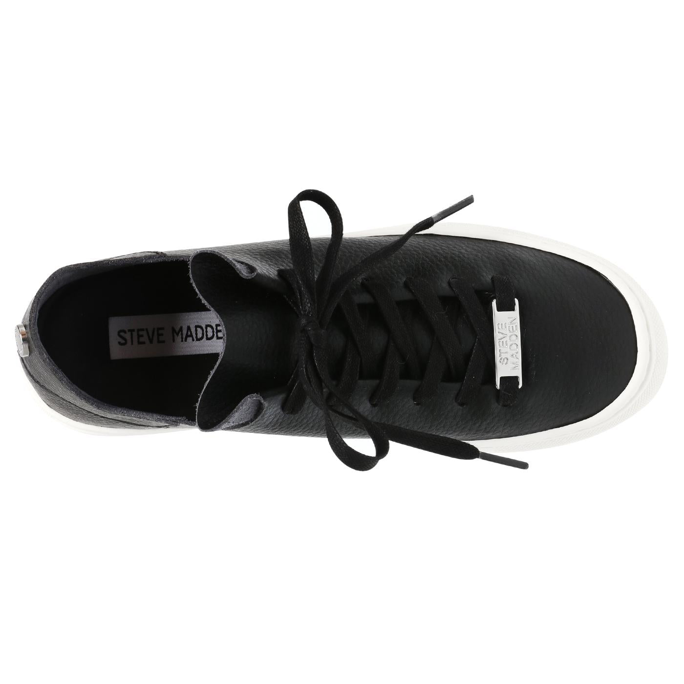 Dorey-Sm Black - Scarpe Stringate Profilo Basso Donna Nere SMPDOREY-SM-BLA  STEVE MADDEN 