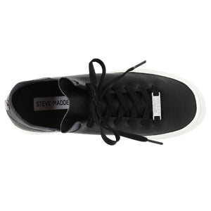 Dorey-Sm Black - Scarpe Stringate Profilo Basso Donna Nere SMPDOREY-SM-BLA  STEVE MADDEN 