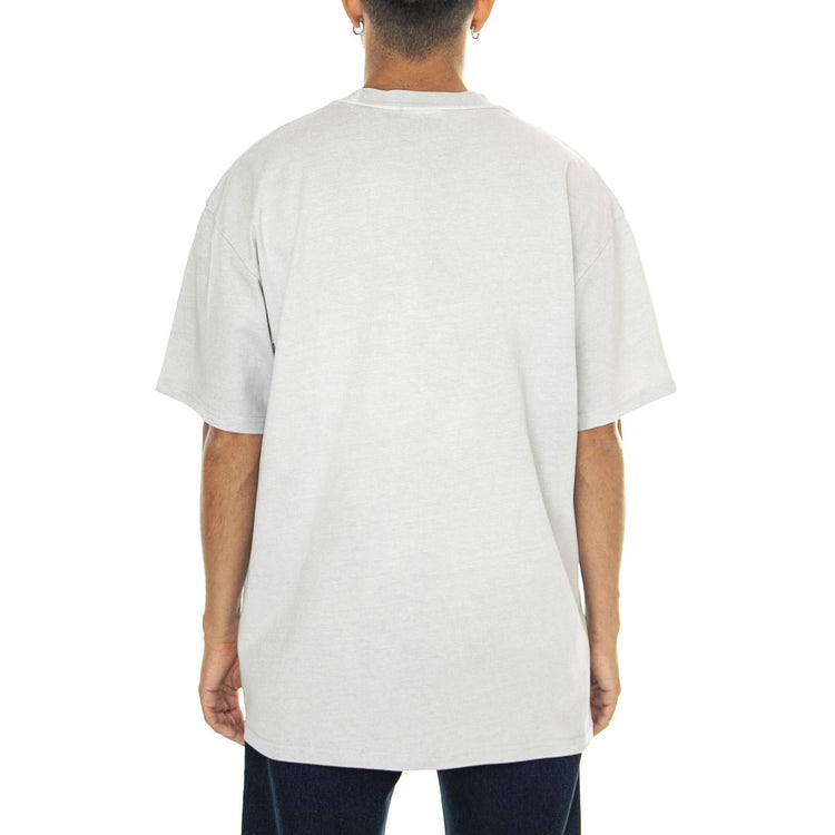 S/S Duster Script T-Shirt Basalt garment dyed - Maglietta Girocollo Uomo Grigia I033622.29JGD  CARHARTT WIP 