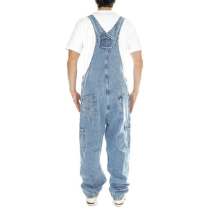 RT Overall Put In Work Med Indigo Flat Finish - Salopette Denim Jeans Uomo Blu 79107-0020  LEVIS 