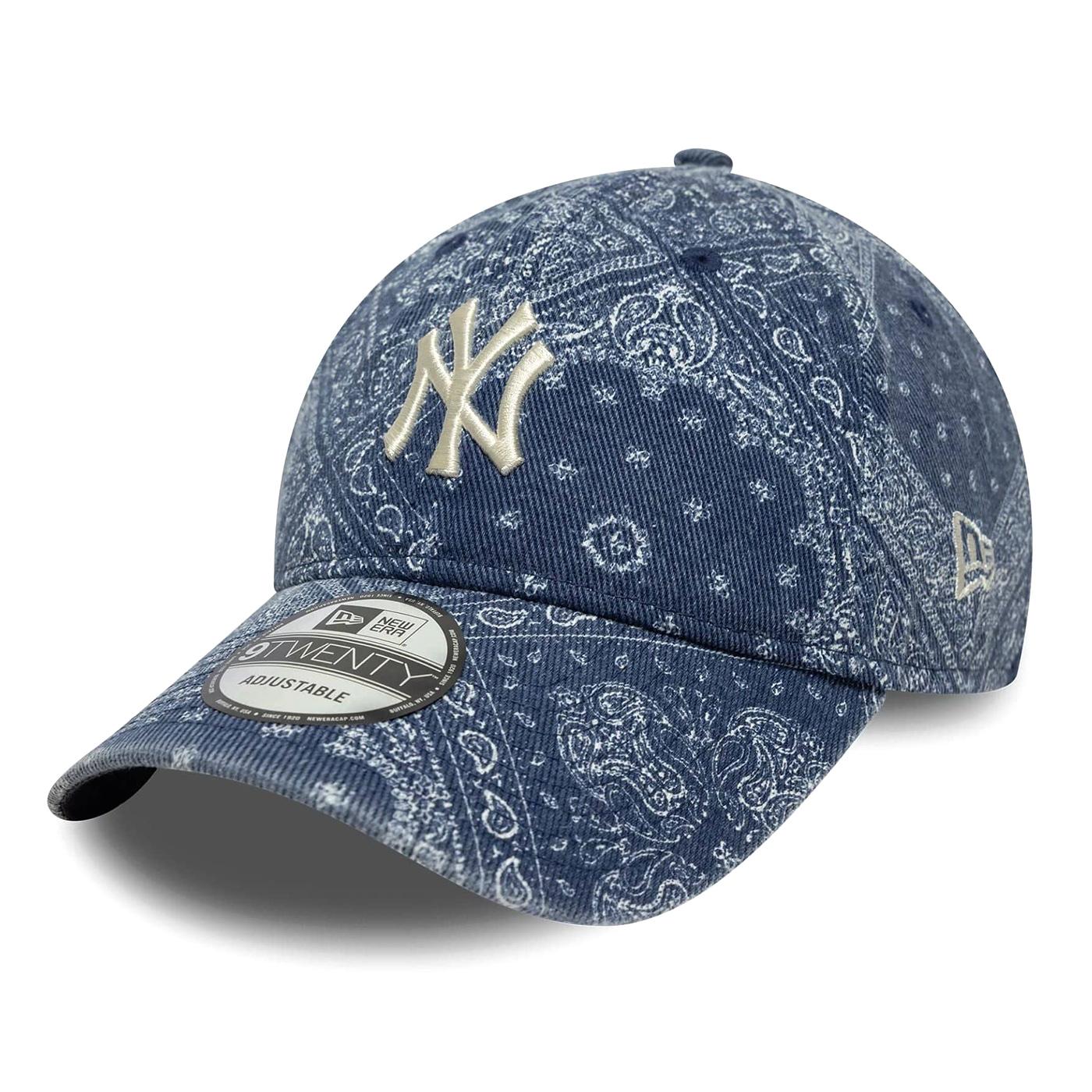 Washed Paisley 9TWENTY® New York Yankees - Cappellino Blu Navy 60771823 NVY NEW ERA 