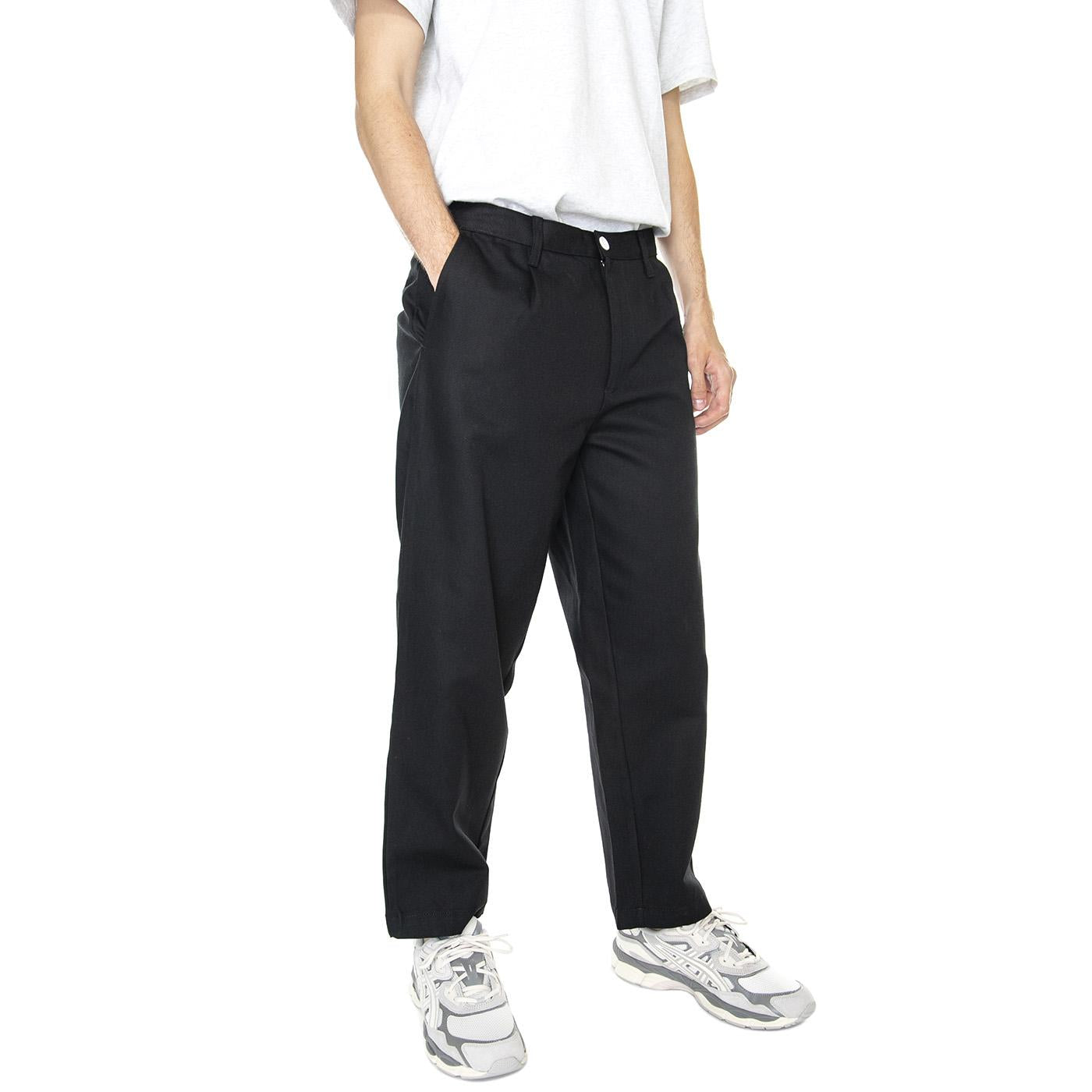 M' Ewtua Chino Pant Black - Pantaloni Uomo Neri PNT0021BLK  DOOMSDAY 