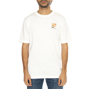 Tractor Love T-Shirt Bone - Maglietta Girocollo Uomo Bianca 6010130-11-4300  CAT 