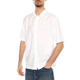 RHYS_MS SHIRT OGG WHITE - Chemise Manches Courtes Homme Blanc Homme ELVINE