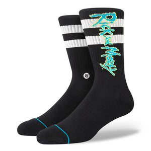 Rick and Morty Black Socks - Calzini Neri / Multicolore A556C22RIC  STANCE 