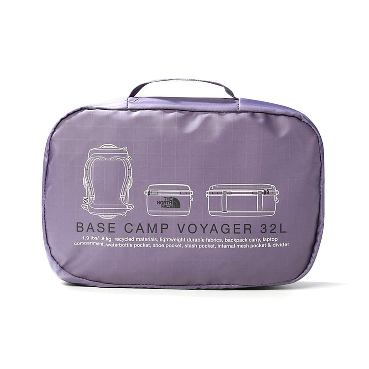 Base Camp Voyager Duffel 32L Lunar Slate / Tnf Black - Borsa / Zaino da Viaggio Viola NF0A52RRLK31  THE NORTH FACE 