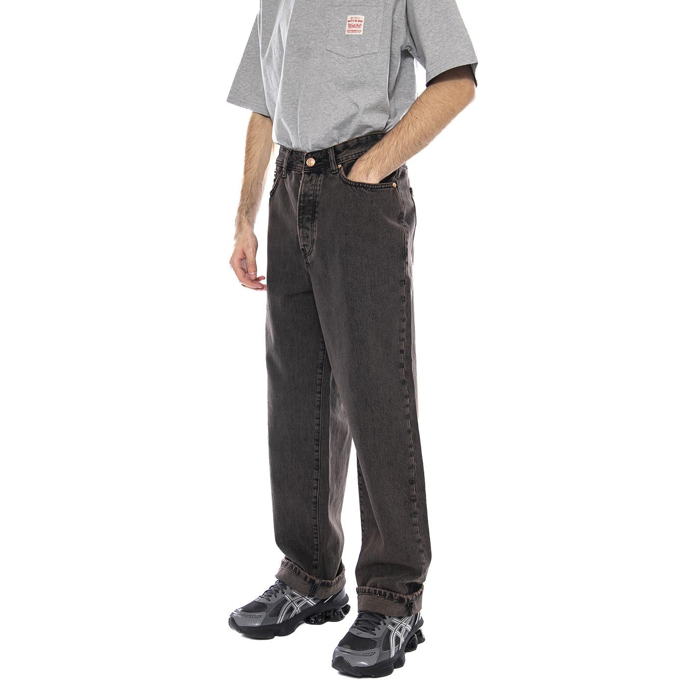 Fade Loose Brown 6813 TAI DNM -- Pantaloni Uomo Brown Stone Marrone 22036813-4911530 . ONLY & SONS 