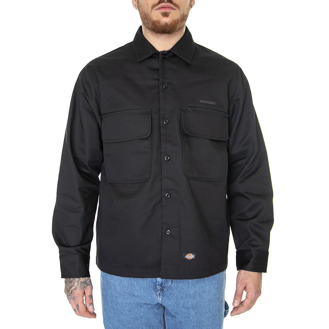HIGHSNOBIETY x DICKIES Shirt Black - Camicia Uomo Nera DK0A4XXLBLK1  DICKIES 