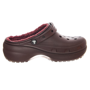 Classic Platform Lined Clog W DKCH - Sandali Donna Bordeaux CR.207938-DKCH  CROCS 