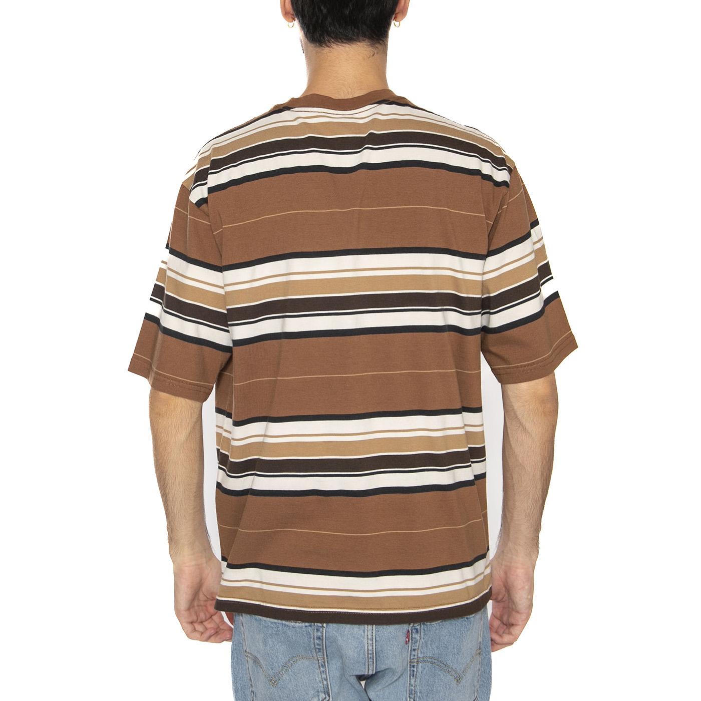 SS Workwear Tee Wild Frontier Printed ST Brown - Maglietta Girocollo Uomo Multicolore A5850-0019 . LEVIS 