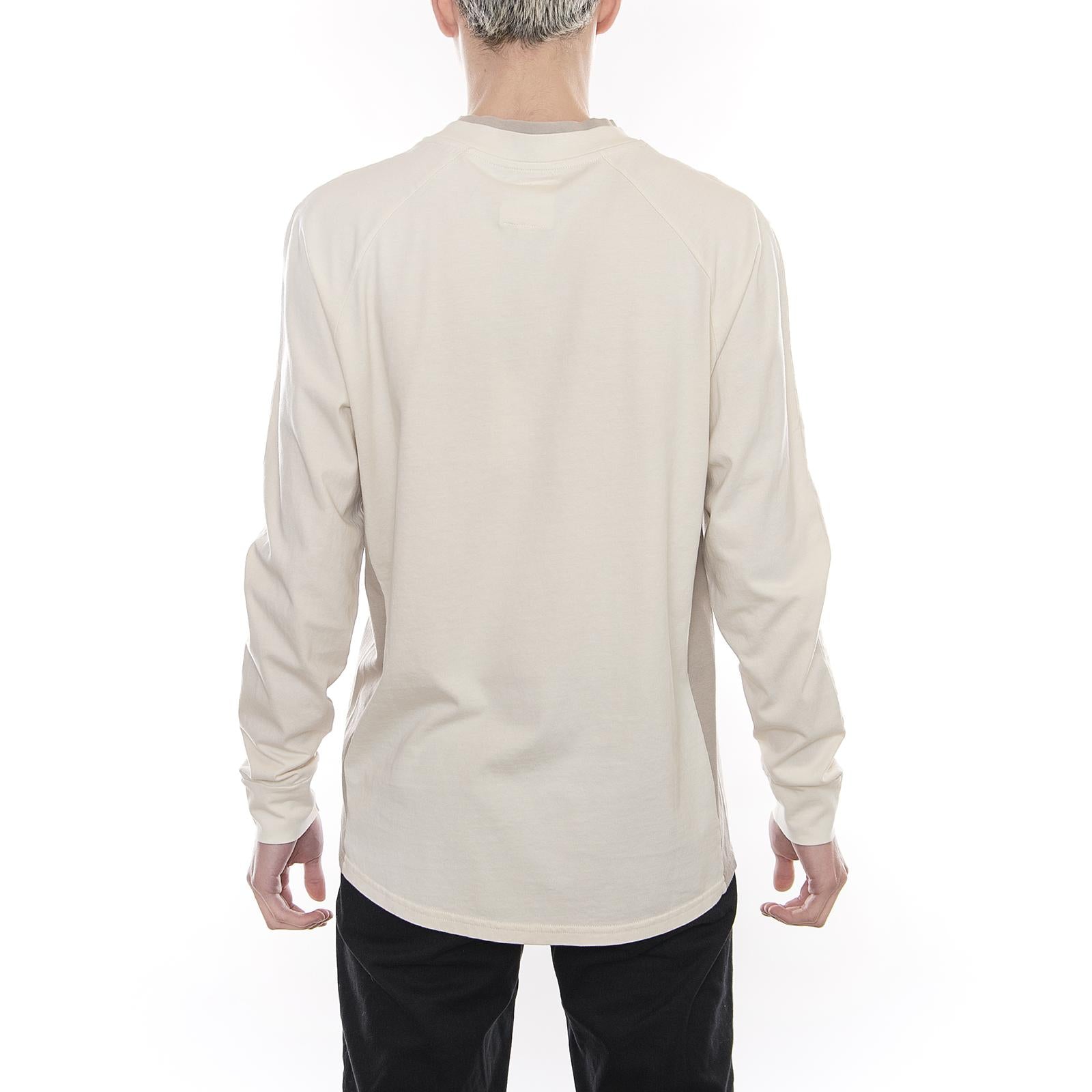 LONG SLEEVE CREWNECK T-SHIRT BEIGE 211883-YS040  CHAMPION 