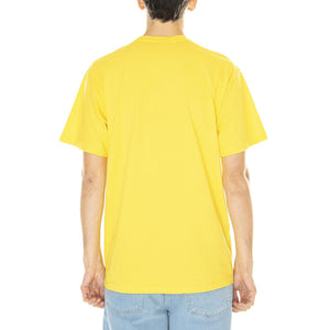 M' S/S Real T-Shirt Yellow - Maglietta Girocollo Uomo Gialla S23TREAL-YLW  USUAL 